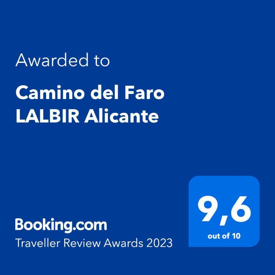 Camino Del Faro Lalbir Alicante 阿尔比尔 外观 照片